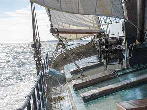 Vor der Fotomontage: Ein schönes Seestück.